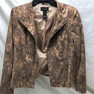 Ladies Gold Jacket by Investments Petites SZ 12P